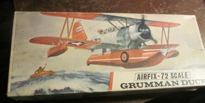 Airfix-72 1:72 Grumman J2F-6 Duck Bi-Plane Model Kit articolo 263 - Foto 1 di 2