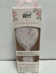 Goody Wet Brush x Love Shack Fancy MINI Detangler Hair Brush English Ivy Pink - Picture 1 of 1