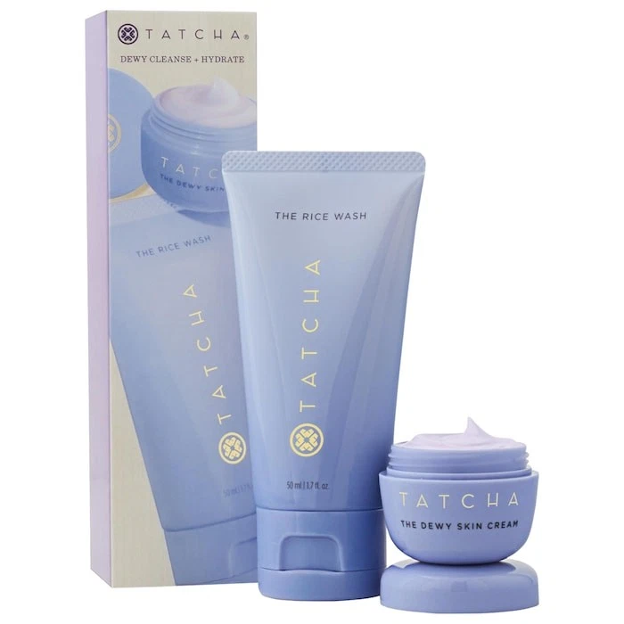 Мини-дуэт Tatcha The Rice Wash & Dewy Cleanse & Hydrate ~ НОВЫЙ В КОРОБКЕ ~ ПОДЛИННЫЙ - Изображение 1 из 4