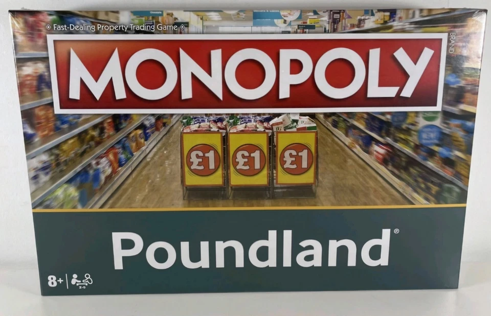 Poundland Monopoly Hasbro Limited Edition Family Property Dealing Board Game NEW - Image 1 of 1