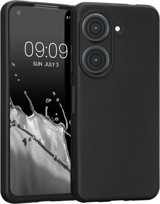 kwmobile Case Compatible with ASUS Zenfone 10 / 9 - black matte