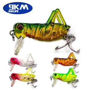 Fishing Lure 3.1g Cricket Shape Lures Crankbait Bass Fishing Hard Bait Saltwater - Picture 1 of 12