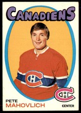 1971-72 Topps Pete Mahovlich Montreal Canadiens #84
