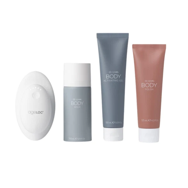 Nu Skin ageLOC WellSpa iO Beauty Wellness Bundle esmalte gel corporal soro 4 peças NOVO - Imagem 1 de 1