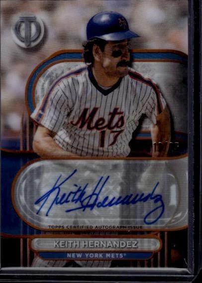 2024 Topps Tribute #TA-KHE Keith Hernandez Tribute Autographs Orange #/25