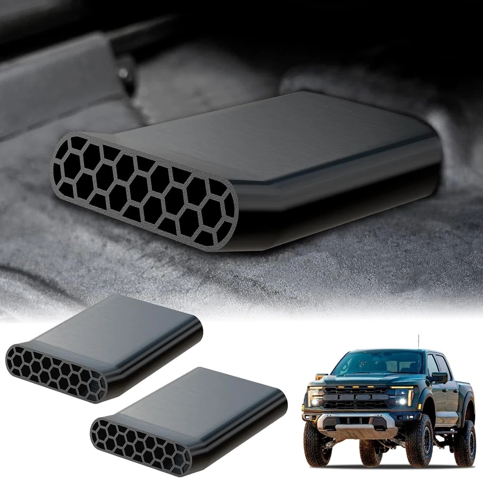 Under Seat Vent Deflectors for Ford F150 2015-2024 Lightning & Raptor, 2Pcs - Image 1 of 4