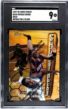1997-98 Topps Finest Gold Refractor #315 PATRICK EWING  /289  SGC 9