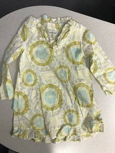 Genuine Kids Girls Size 4T Green Bathing Coverall All Shirt - Picture 1 of 3