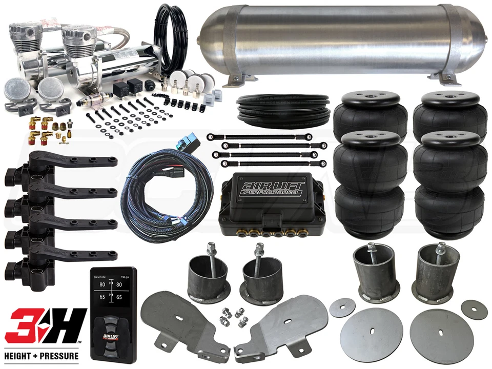 Complete Air Ride Suspension Kit - 1965-1970 Chevy Impala w/ Air Lift 3H - BCFAB Foto 1 de 4