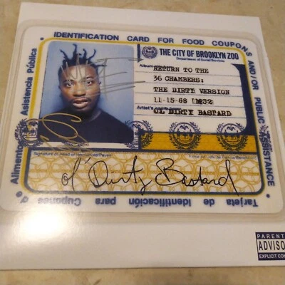SIGNED Ol' Dirty Bastard - Return to the 36 Autographed by Method man GZA - Image 1 of 4