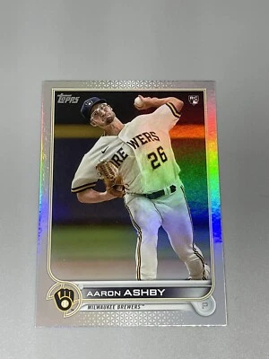 Aaron Ashby 2022 Topps Series 1 ⚾️ Rookie RC Rainbow Foil #78 Milwaukee Brewers - Image 1 of 2
