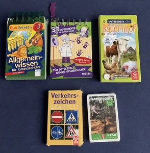 Sammlung 5mal Bestimmungsblock Quiz Experimente Verkehrszeichen Bauernhof blöcke - Bild 1 von 7