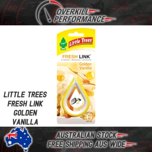 Little Trees Air Freshener Fresh Link Golden Vanilla - Car Truck Home Office - Picture 1 of 1