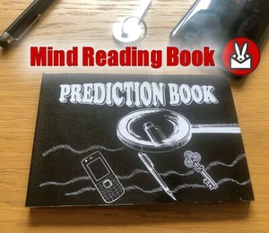 LIBRO DE PREDICCIÓN MAGIC TRICK LÁPIZ TELÉFONO LLAVE MENTE LECTURA MENTAL LIBRE ALBEDRÍO PREDECIR - Imagen 1 de 3