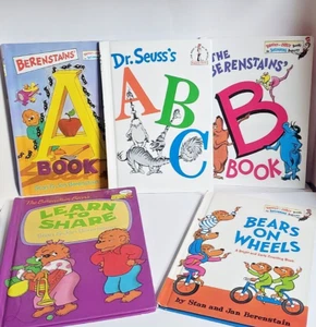 Dr. Seuss/Berenstain Bears Books Lot of 5 - Bears on Wheels, A & B book, ABC etc - Picture 1 of 23
