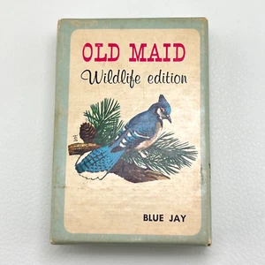 Vtg Old Maid National Wildlife Edition Federation Card Game Blue Jay Complete - Picture 1 of 20