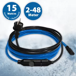 Heizkabel Rohrbegleitheizung Frostschutz Auftaukabel Kabel Heizleitung Heizung - Bild 1 von 80