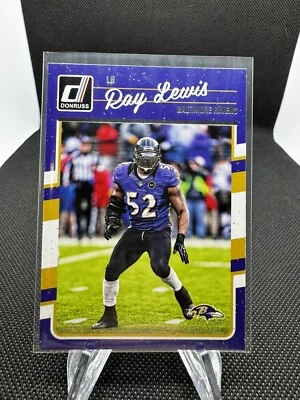 2016 Panini Donruss #28 Ray Lewis B2 - Image 1 of 2