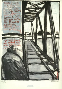 BAUDOIN EX LIBRIS LE CHEMIN DE SAINT JEAN GRAND FORMAT 24x32cm 160 ex. n°/signés - Picture 1 of 1