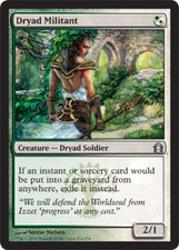 [1x] Dryad Militant - Foil - Near Mint, English - Return to Ravnica MTG Magic