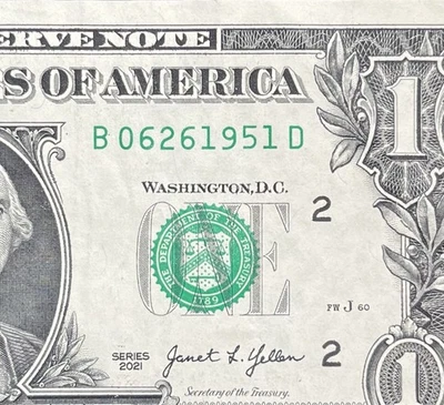 June 26, 1951 (B 06261951 D) BIRTHDAY Note $1 One Dollar Bill - Image 1 of 3