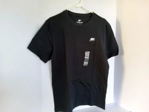 Nike Herren Sportswear Club T-Shirt in Schwarz Gr. M, Logo Tee Loose Fit Neu mit Etikett - Bild 1 von 10