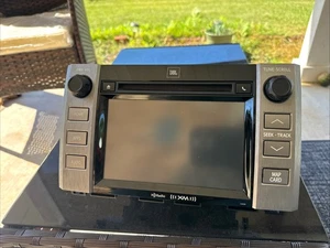 14-19 Toyota Tundra Factory JBL Nav CD Player HD Radio 86100-0C282 OEM Blk Knobs - Picture 1 of 9