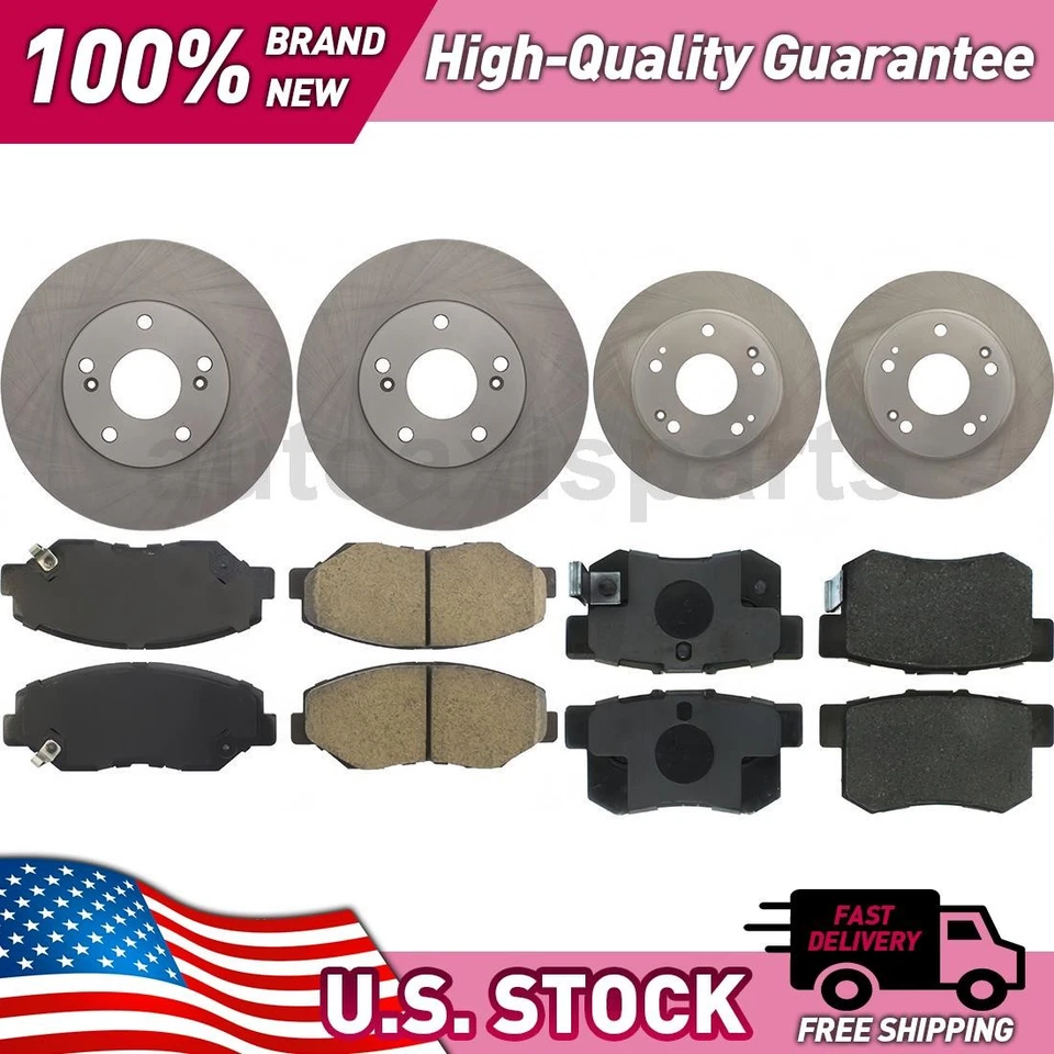 Kit de actualización de freno de disco de piezas centradas delanteras y traseras para Honda Accord 2003-2007 Foto 1 de 1