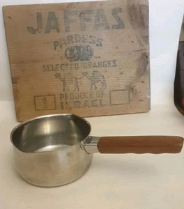 Lovely Vintage PRESTIGE Stainless Steel COPPER BOTTOMED 14.5cm Milk Pan - Picture 1 of 18
