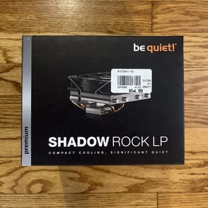 Be Quiet! SHADOW ROCK LP 130W TDP Low Profile CPU Cooler BK002 w/ LGA 1700 Kit - Picture 1 of 7