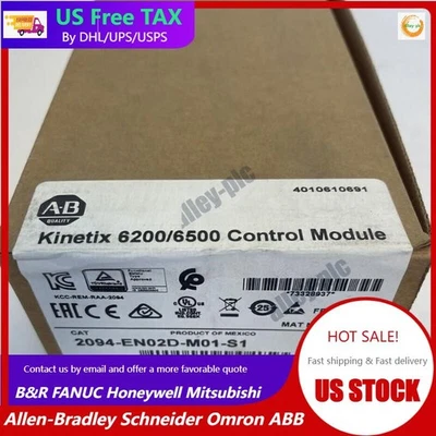 AB 2094-EN02D-M01-S1 KINETIX 6200/6500 CONTROL MODULE FRN 3.003 HT US Free Tax - Image 1 of 3