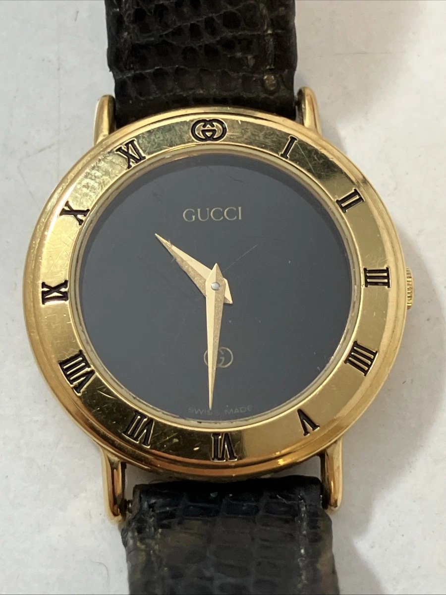 140 GUCCI 時計 レディース ゴールド 3000L ローマンベゼル 140 GUCCI