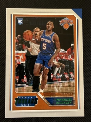 Immanuel Quickley #100 Chronicles Threads Teal NBA 2020-21 New York Knicks RC - Image 1 of 2