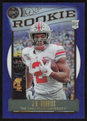 2020 Panini Legacy Rookie Premium Sapphire #155 J.K. Dobbins /35 Ohi State - Image 1 of 2