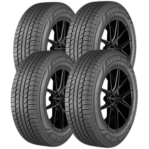 (QTY 4) 225/60R16 Goodyear Assurance Outlast 98H SL Black Wall Tires - Picture 1 of 10