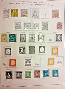 ITALY-  1852-1938 COLLECTION OF ABOUT  204 STAMPS VERY  NICE SET  BV $1500+ - Picture 1 of 16