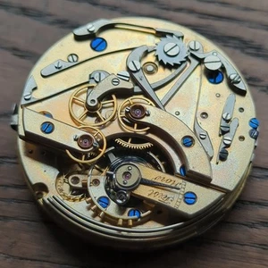 Quarter Repeater Chronograph Pocket Watch Movement, For Parts or Repair (K31) - Picture 1 of 10
