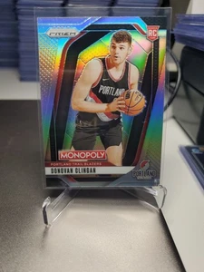 Panini Prizm Monopoly 2024-25 - Donovan Clingan #6 Silver Prizm (RC) - Imagen 1 de 2