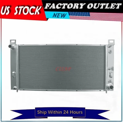 34"Core All Aluminum Radiator For GMC Yukon/Yukon XL 1500/2500 2000 2001 2002 — 第 1/4 张图片