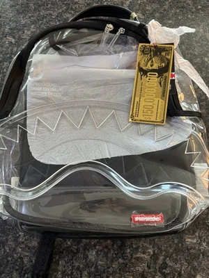 Nuevo bolso escolar grande 100 % transparente 2025 Sprayground nuevo con etiquetas Foto 1 de 4