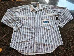 Vintage 90s Bugle Boy Classics Shirt Men's Large Button Up, CL-950 Uniform - Picture 1 of 11