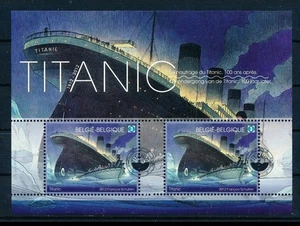 Belgium - "SHIPS ~ TITANIC CENTENARY" MNH CTO Miniature Sheet MS 2012 - Picture 1 of 5