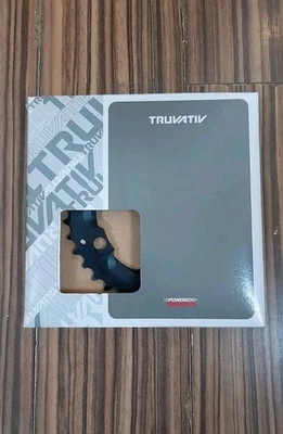 Anel de corrente preto duplo Sram 36T Tooth S1 104 Bcd 7075 11.6215.188.430 MTB NOVO - Imagem 1 de 4