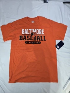 Baltimore Orioles lizenziertes Majestic T-Shirt neu mit Etikett Größe Medium MLB Baseball - Bild 1 von 5