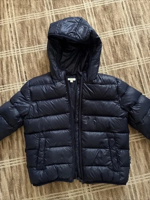 Abrigo acolchado Le Top para niños, talla 6, azul marino, usado en excelente estado Foto 1 de 4