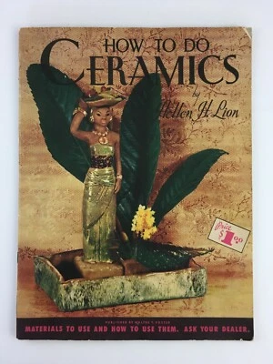 Cómo hacer cerámica Hellen Lion años 60 libro de instrucciones de crianza artesanía de arcilla vintage Foto 1 de 4