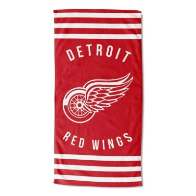 NOVA Toalha de Praia NHL Detroit Red Wings Tamanho Grande 30"x60" - Licenciada Oficial - Imagem 1 de 2