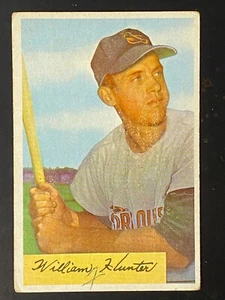 1954 Bowman Baseball Bill Hunter #5 Baltimore Orioles POOR - Picture 1 of 2