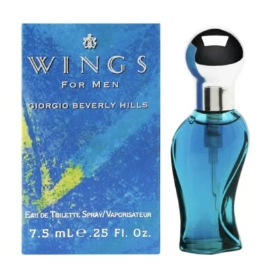 Wings Men Giorgio Beverly Hills Eau de Toilette VIAJE Spray 0.25 OZ Nuevo en Caja Foto 1 de 3