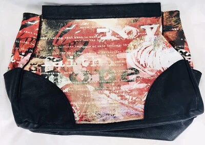 Bolso Miche HOPE Shell ROJO Vegano Imitación Cuero Bolsillos Laterales Usado Demi Foto 1 de 4